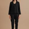 Adulting - A-line Linen Jacket
