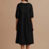 Daisy goes out to play - Gathered sleeved buttoned dress
