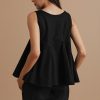 Frolicking - Sleeveless pleated top
