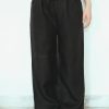 Black Linen Pajama Pants