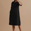 No time to waste - Linen Shirt Dress