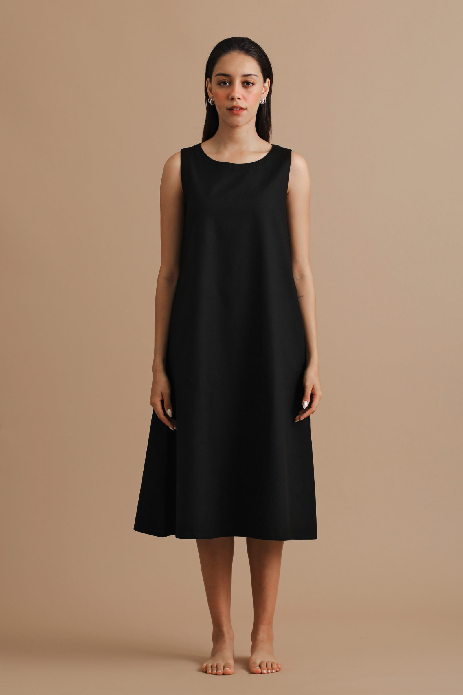 No pick up lines - Sleeveless pocketed dress