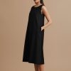 No pick up lines - Sleeveless pocketed dress