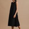 No pick up lines - Sleeveless pocketed dress