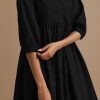 Walking on my own - Long Gathered dress with Kantha