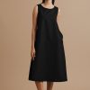 No pick up lines - Sleeveless pocketed dress