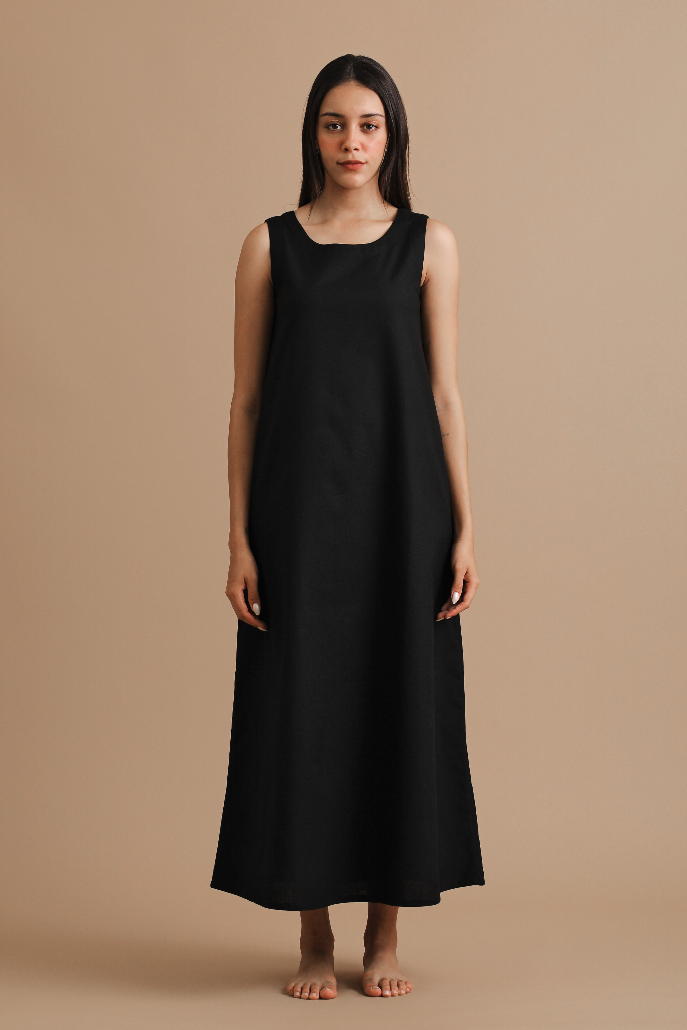 Sleeveless Goddess Maxi dress