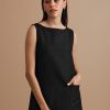 Je vois la vie en noir (I see life in Black) - Linen Dress