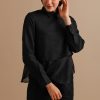 Undefined Linen-Chanderi Top
