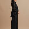 Daystar Black Chanderi Top