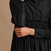 Daystar Black Chanderi Top