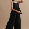 Ceaseless Wonders Black Flared Pants