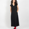 Aura (Windmaid) Black V-neck Dress