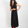 Aura (Windmaid) Black V-neck Dress