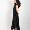Aura (Windmaid) Black V-neck Dress