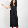 Aura (Windmaid) Black V-neck Dress