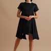 Sorceress' Symphony Black Gathered Short Dress