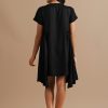 Sorceress' Symphony Black Gathered Short Dress