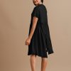 Sorceress' Symphony Black Gathered Short Dress
