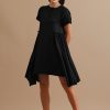 Sorceress' Symphony Black Gathered Short Dress