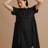 Sorceress' Symphony Black Gathered Short Dress