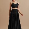 Everlasting Full Length Black Gathered Skirt
