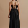 Everlasting Full Length Black Gathered Skirt