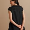 Untamed Black Boatneck Dress