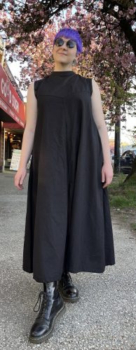 Zelda Long Black Dress photo review
