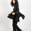 Season's Sonnet Black Gathered Jacket