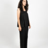 Two Steps Ahead Square Neck Black Top