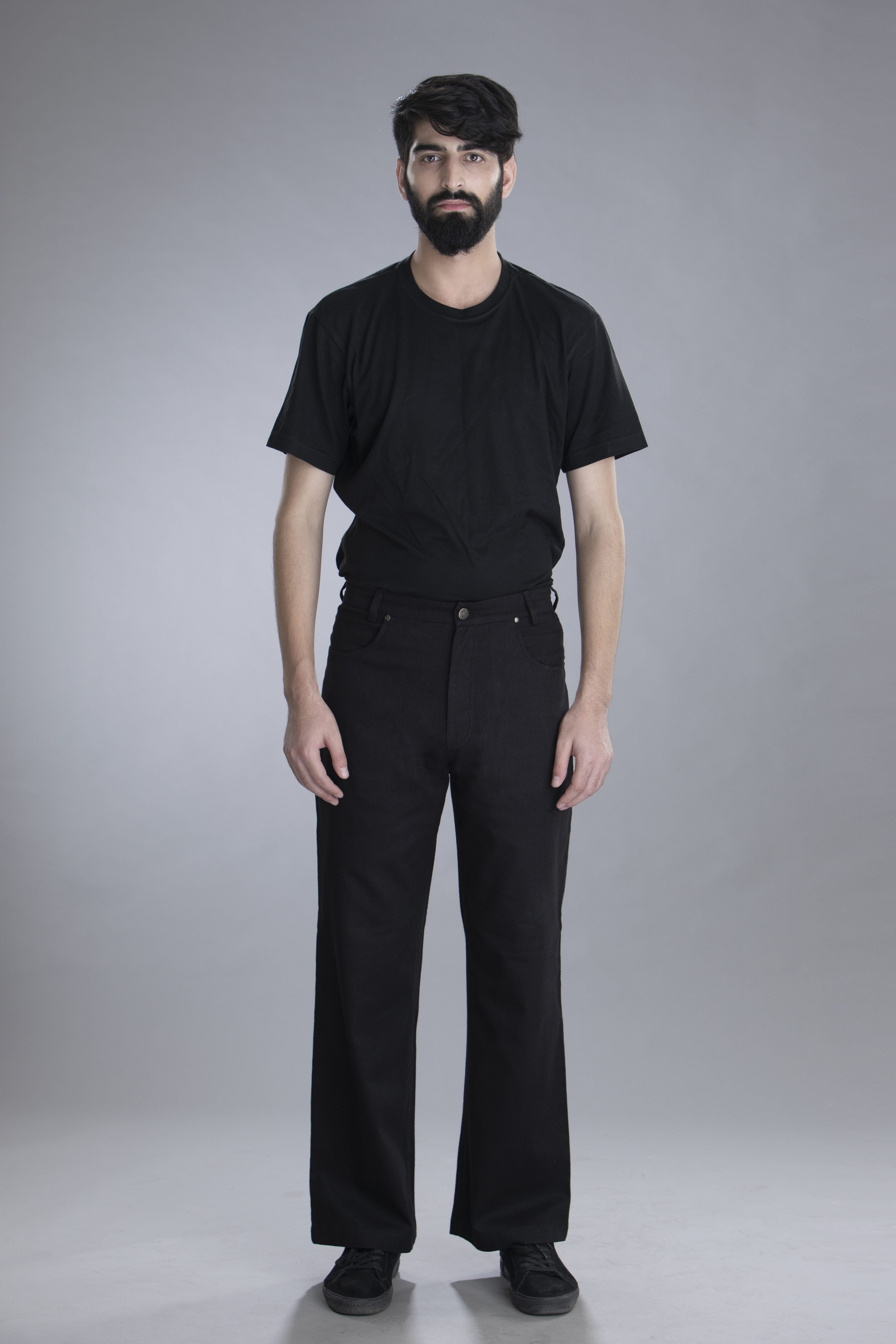 Tread Lightly Black Straight Chino Pants