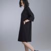 Homerun Black Raglan Sleeve Dress