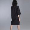 Homerun Black Raglan Sleeve Dress