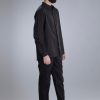 Day & Night Loose Fit Shirt with Stand Up Collar