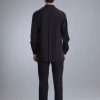 Day & Night Loose Fit Shirt with Stand Up Collar