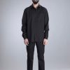 All Day Black Long Sleeve Shirt