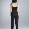 Monday Blues Straight pants with front tucks