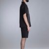 Labrinth Black Short Sleeve Notch Collar