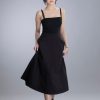 Swing About Black A-Line Skirt