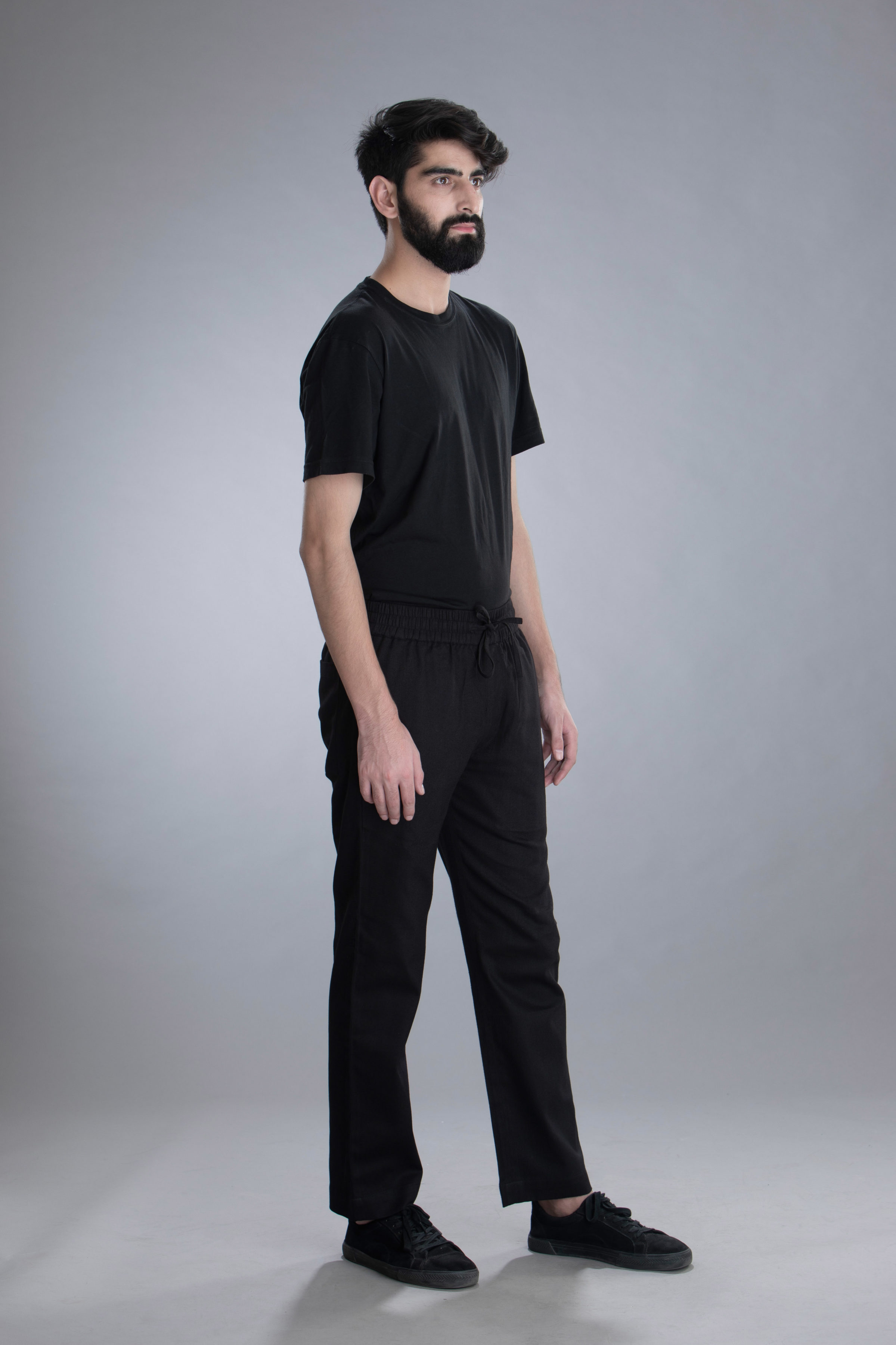 Black Mojo Full Elastic Waist Pants