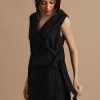 Sakura Sleeveless wrap dress