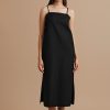Coal-dust slip dress