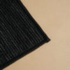 Black and white textured table runner