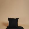 Plain linen cushion cover