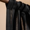 Striped linen curtains
