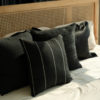 Striped cushion cover