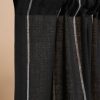 Striped curtains B&W (Set of 2)