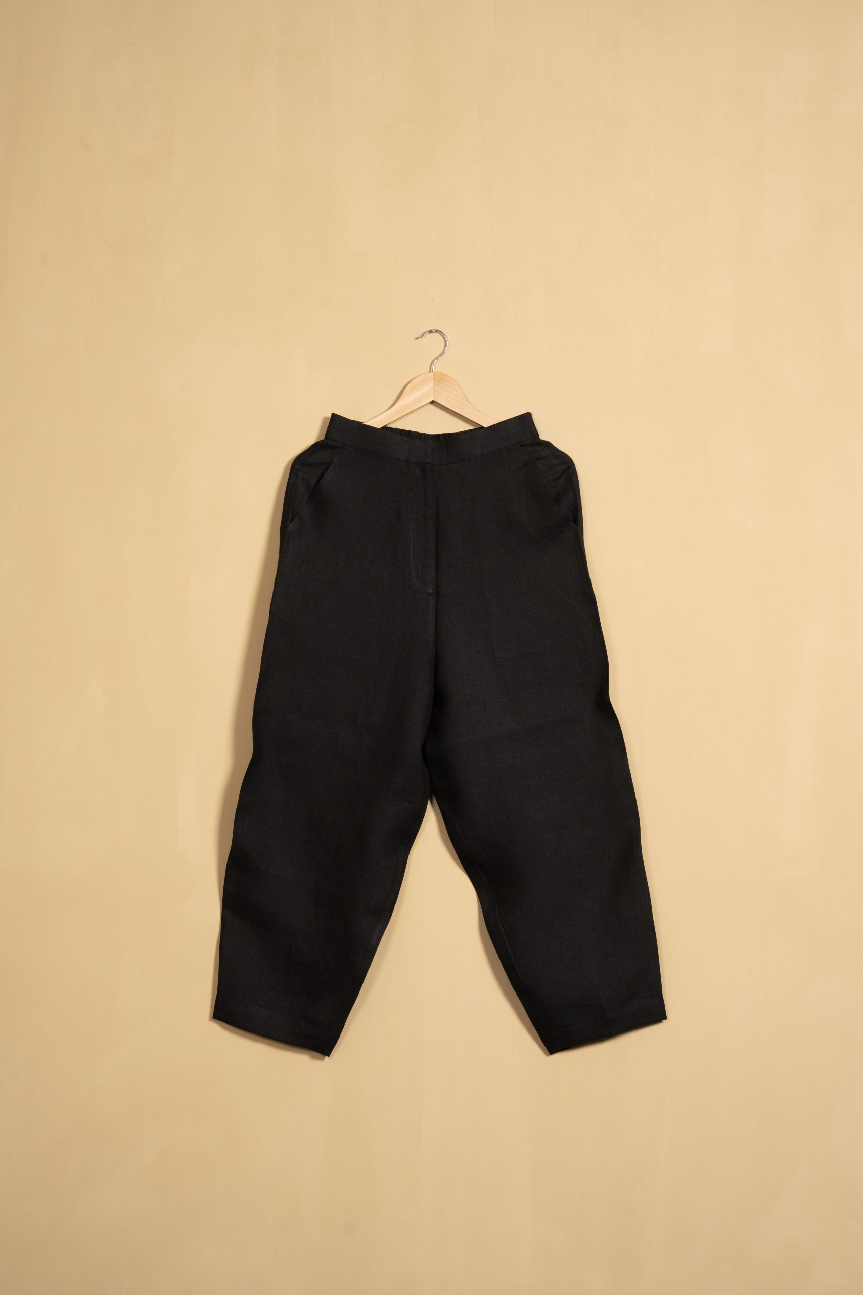 Black Balloon Pants Jumpsuit Design by Mati at Pernia's Pop Up Shop 2024