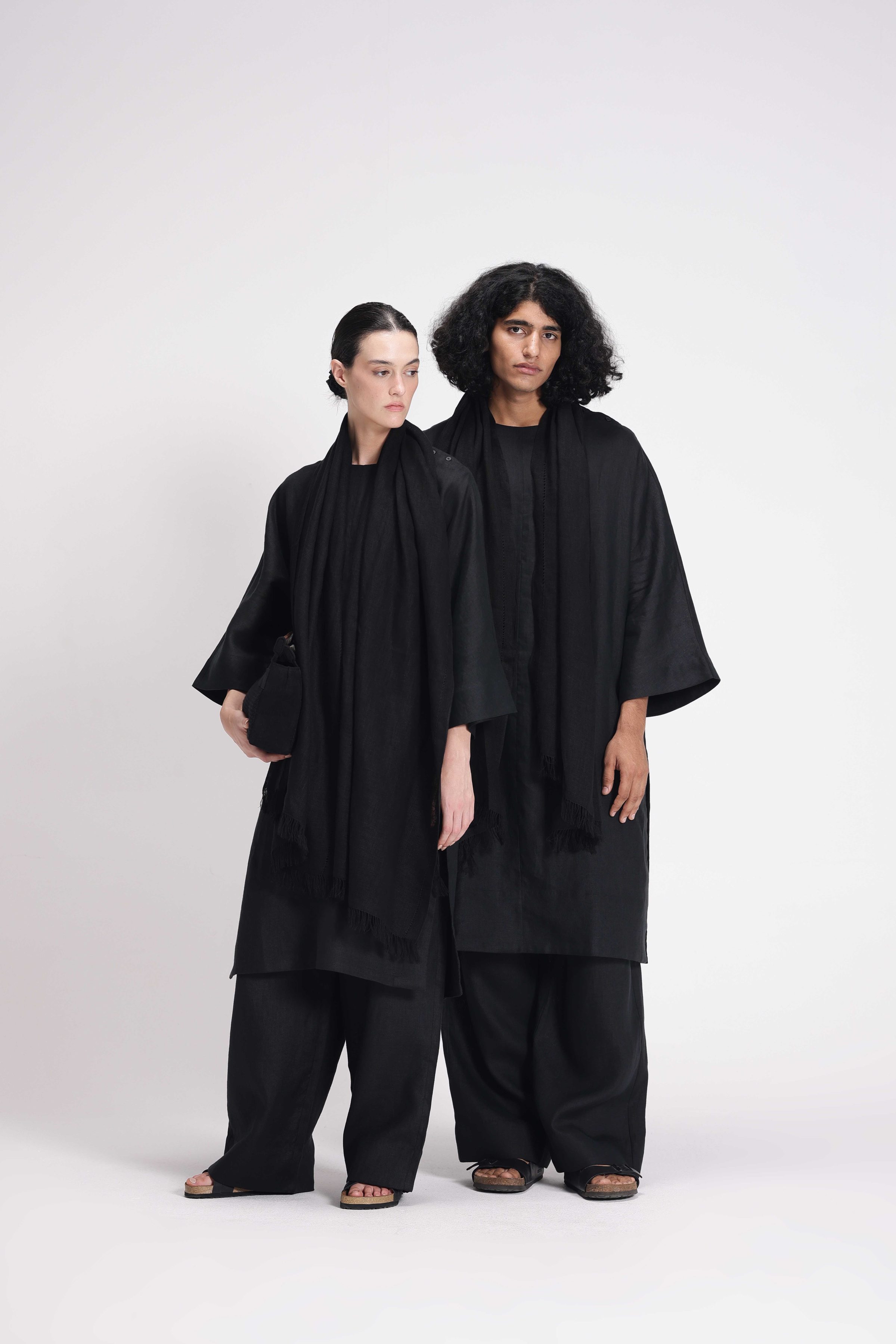 LINEN TUNIC AND PANTS CO-ORD SET